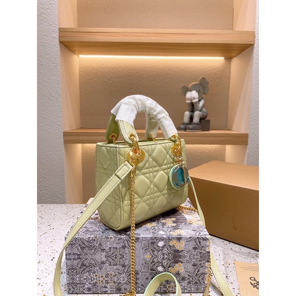 Túi xách diỏr lady sz 17 chất da thật hàng order trung