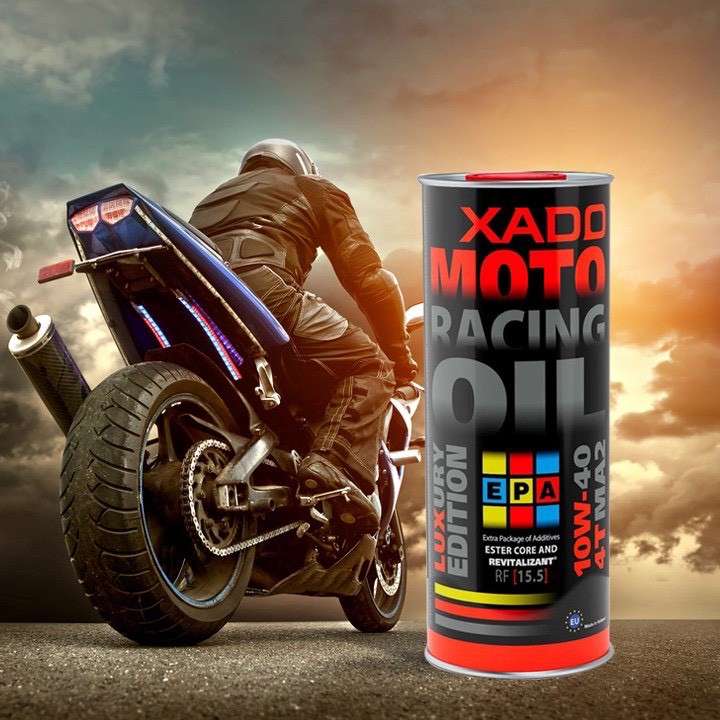 Nhớt siêu cao cấp XADO Moto Racing Oil Revitalizant 10w40