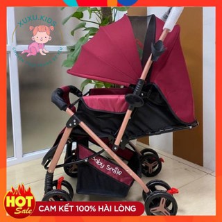 Xe đẩy cho bé cao cấp ht115 màu đỏ sang chảnh, an toàn, chắc chắn. dnh18