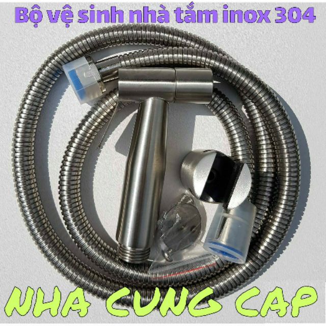 BỘ THIẾT BỊ VÒI VỆ SINH NHÀ TẮM INOX 304