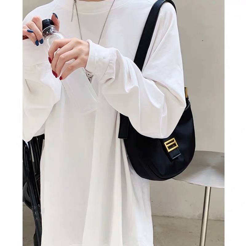 Túi Đeo Cánh Tay Mmmit Màu Đen Bằng Vải nylon Phong Cách Pháp Gylb597