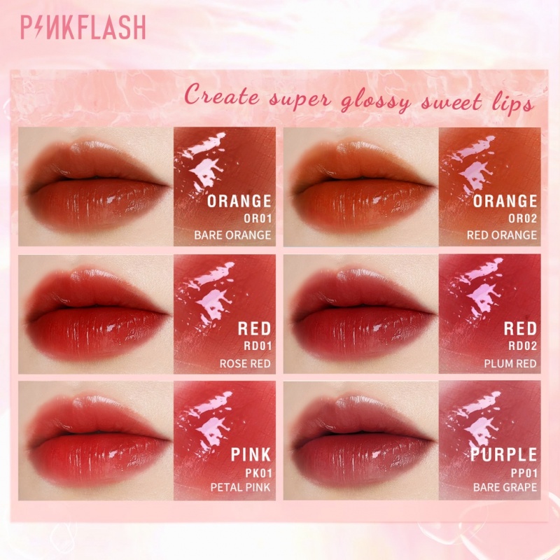 Son bóng PINKFLASH dưỡng ẩm chống dính lâu trôi không thấm nước