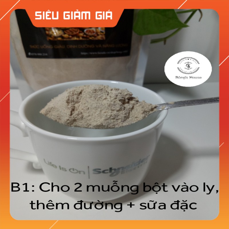 1kg Bột ngũ cốc Tăng cân dành cho người gầy, người tập gym, người hay thể dục thể thao - Handmade