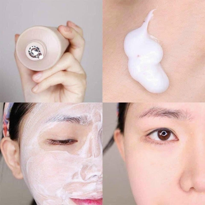 Sữa rửa mặt tro núi lửa Innisfree Super Volcanic Pore Micellar Cleansing Foam 2x Hàn Quốc