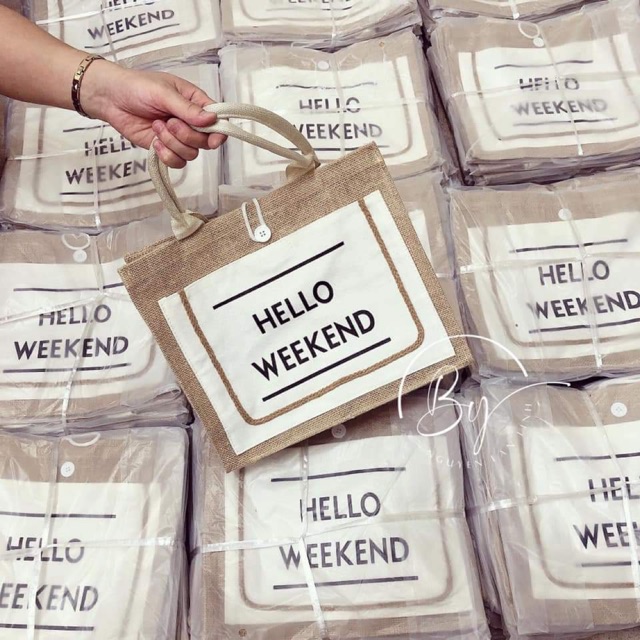 Túi hello ưeekend/ túi cói