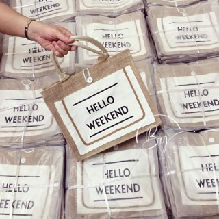 Túi hello ưeekend/ túi cói