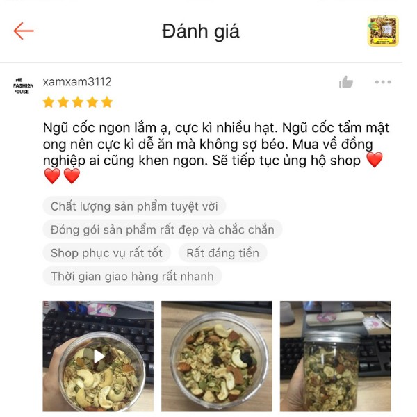 [DATE MỚI] Ngũ Cốc Ăn Kiêng 💥 Granola Ăn Kiêng Giảm Cân Siêu Hạt ⚡ Ngũ Cốc Granola KHÔNG ĐƯỜNG Ăn Sáng Ăn Liền 500g