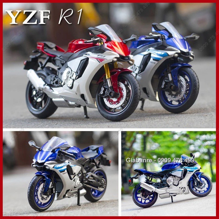 Mô Hình Xe Moto Yamaha YZF-R1 Tỉ Lệ 1:12 - New – MSZ - 8736