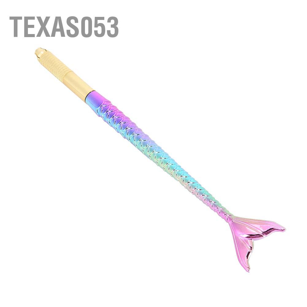 [Hàng mới về] Bút xăm lông mày thủ công đầu tròn hình đuôi cá chất lượng cao