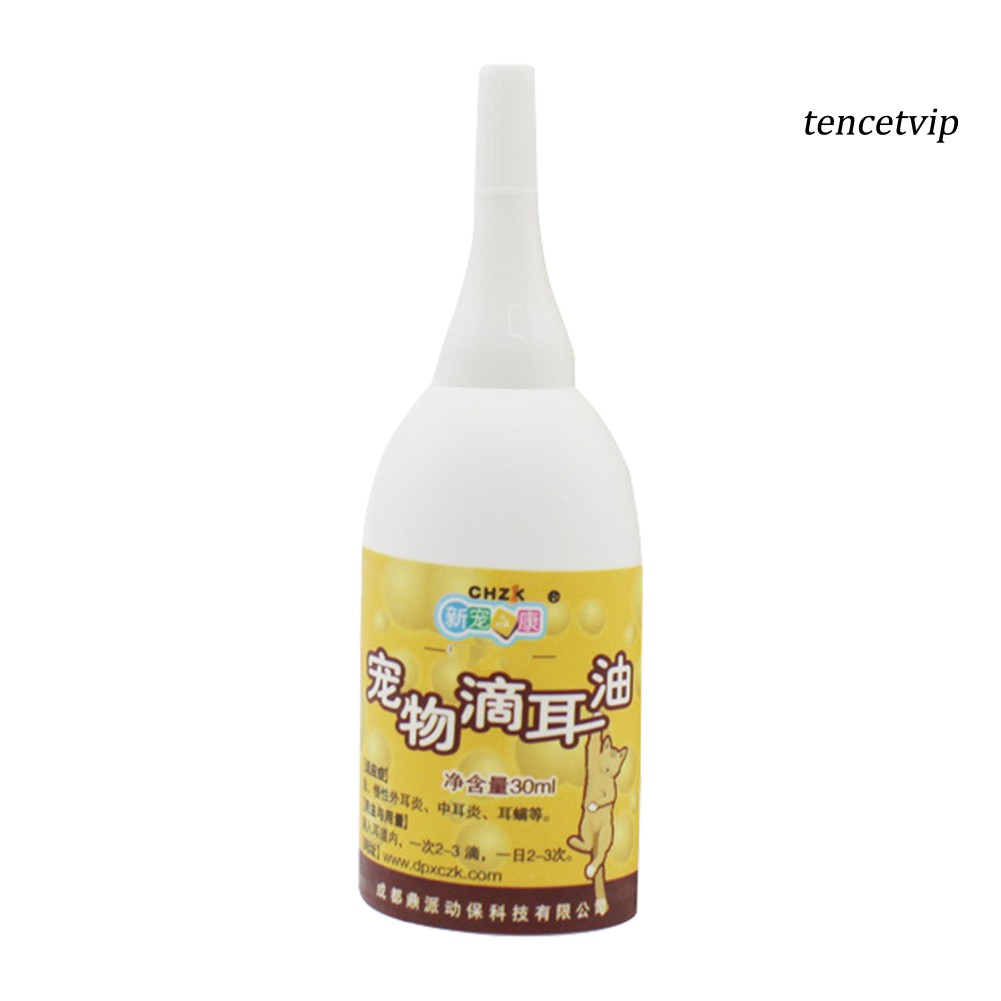 Dung dịch vệ sinh chữa vấn đề lỗ tai tiện dụng cho vật nuôi 30ml