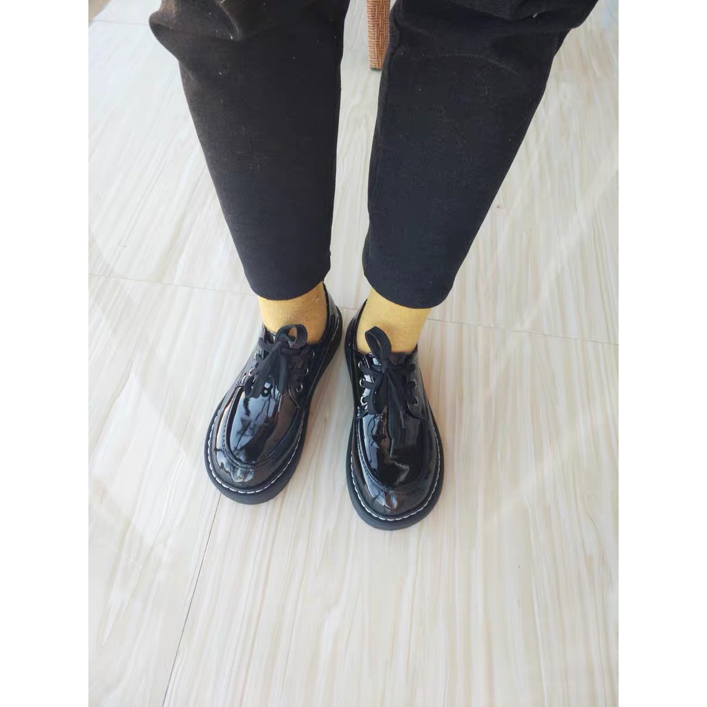 [ORDER] Giày nữ/ Oxford nữ mũi tròn da bóng vintage | BigBuy360 - bigbuy360.vn