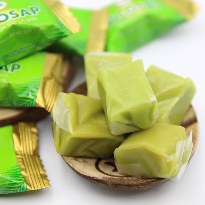 Kẹo Dừa Sáp Vicosap Vị Lá Dứa