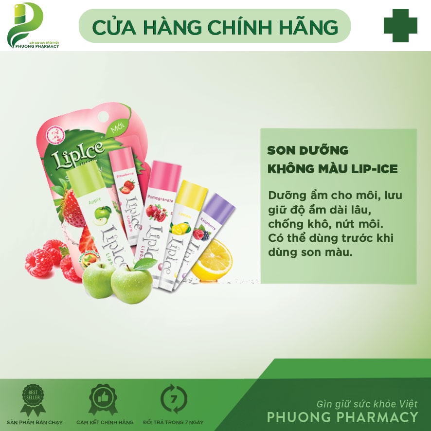 Son Dưỡng Không Màu Lip Ice 4.3g Lip Blam