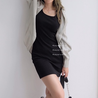 Đầm body ngắn đen - dbnd