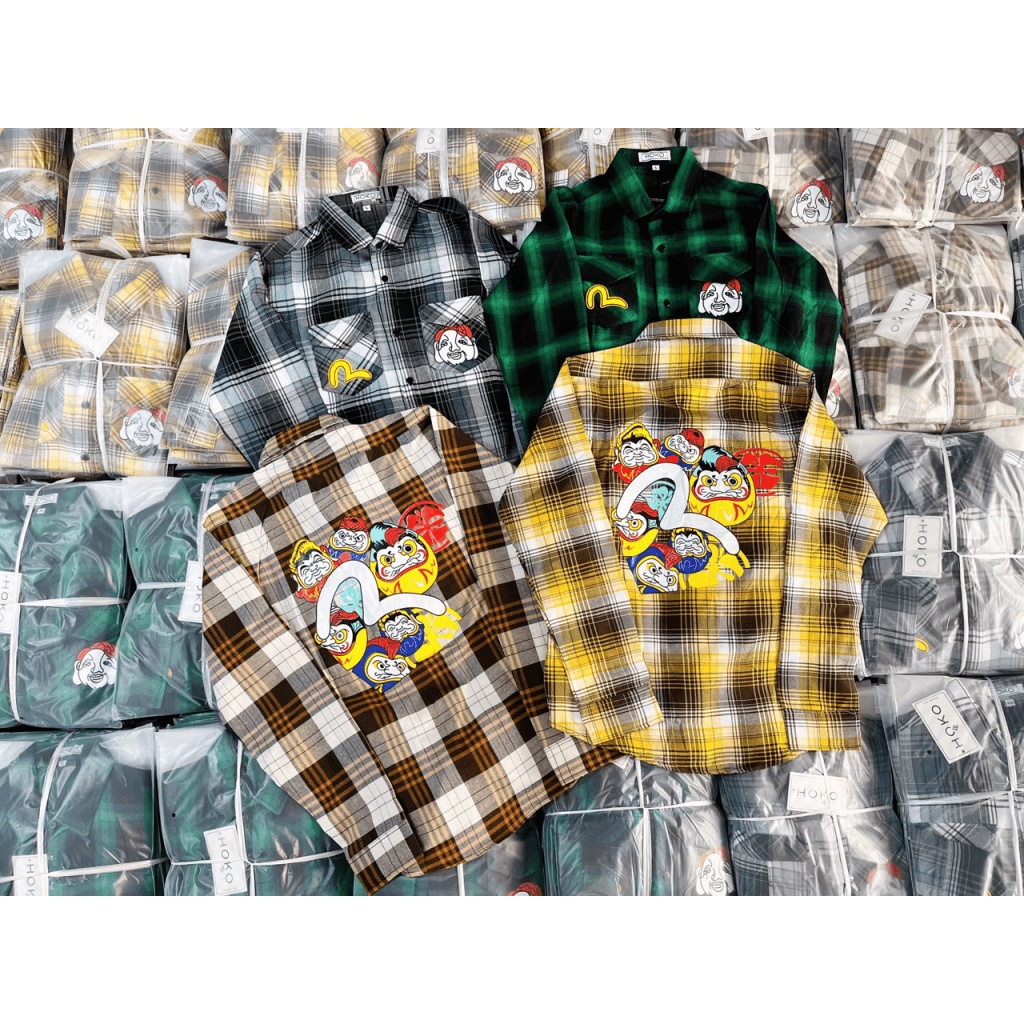 (FREE SHIP) ÁO KHOÁC UNISEX HỌA TIẾT CARO UVISU THỜI TRANG PHONG CÁCH NHẬT BẢN HHP