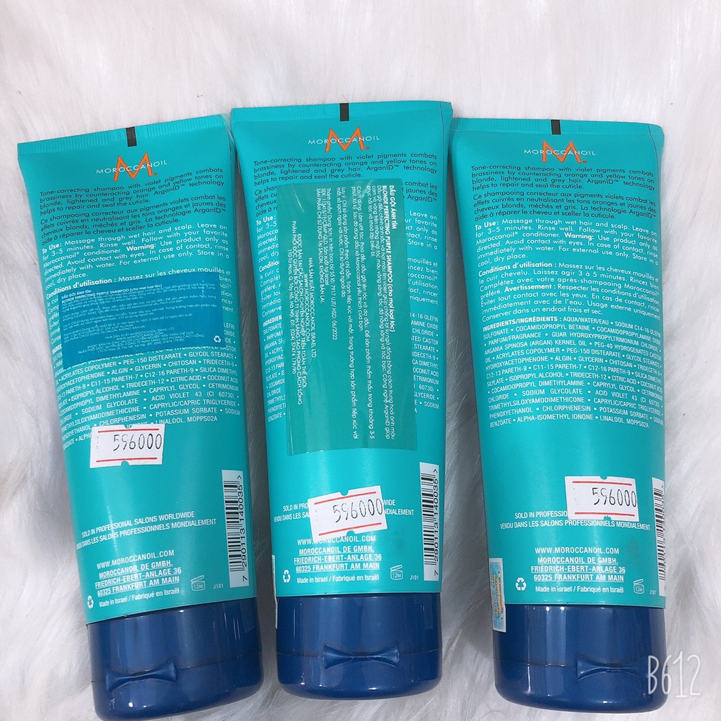 DẦU GỘI TÍM KHỬ ÁNH VÀNG MOROCCANOIL COLOR CARE 200ML