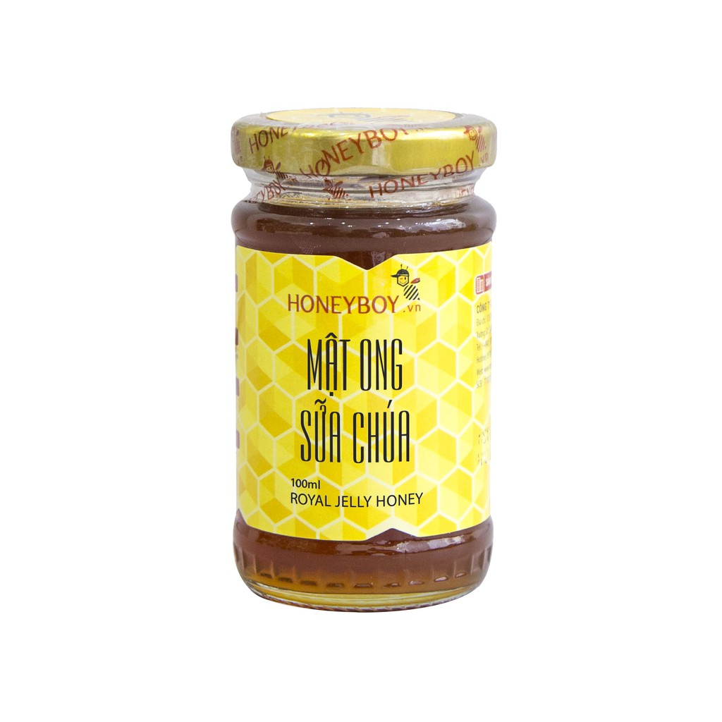 Combo Mật Ong thô Honeyboy 400ml và Mật Ong sữa chúa Honeyboy 100ml