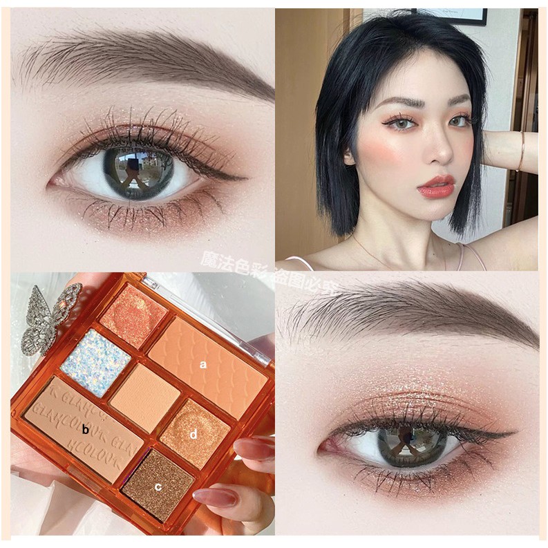 (Glam Colour) Bảng mắt 7 ô GlamColour Real Nội Địa Trung