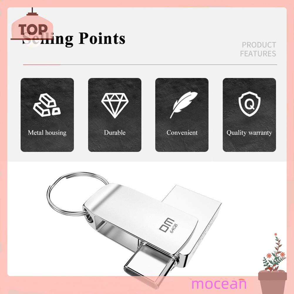 Usb Mocean Dm Pd162 32gb 64gb Otg Usb 3.0 + Type C