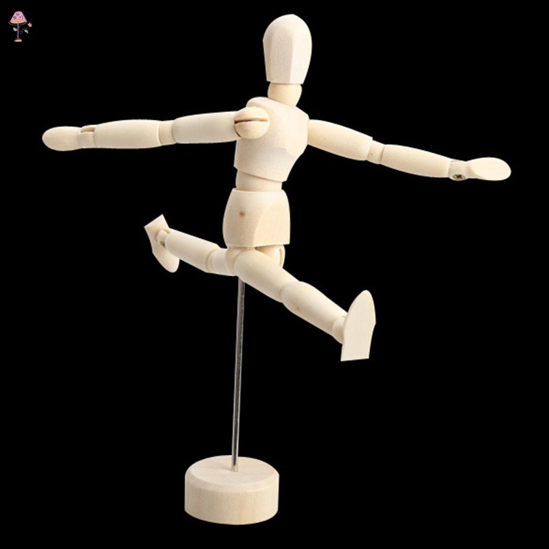 Con rối gỗ người trưng bày hình đầu người