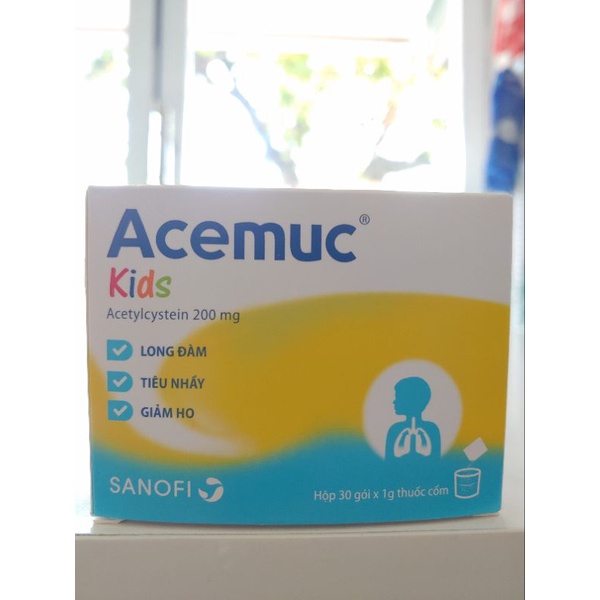 Acemuc hàng của Pháp - Hộp 30 gói