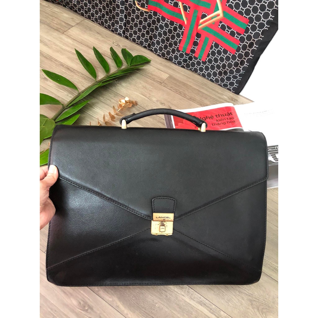 Thanh lý cặp công sở nam hiệu Lancel của Pháp, khóa số