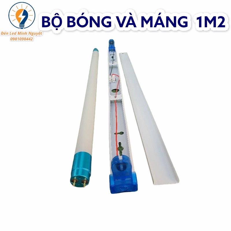 BỘ ĐÈN LED THUỶ TINH 1M2 VÀ 60CM