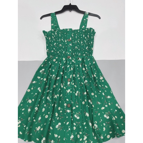 Đầm dây hoa nhí xuất dư xịn