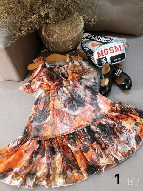 Đầm maxi bé gái