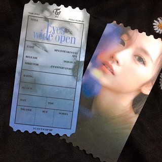 vé răng cưa kim tuyến TWICE