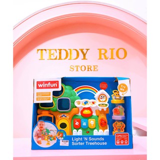NGÔI NHÀ TRÊN CÂY CÓ NHẠC KẾT HỢP THẢ KHỐI WINFUN 0786