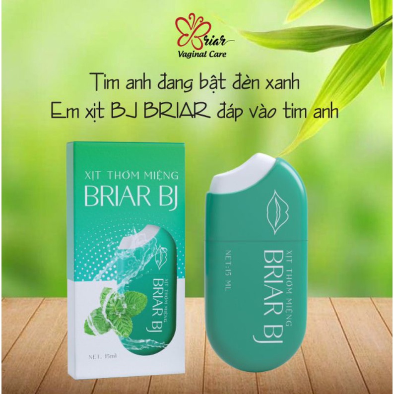 [ TÊ VÀ PHÊ ]Xịt Thơm Miệng Briar Chống Hôi Miệng
