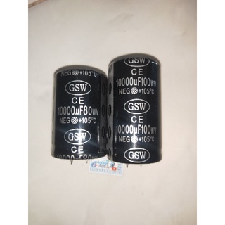 Tụ lọc nguồn amply đẩy công suất 80v 100v 10000uf loại tốt gsw