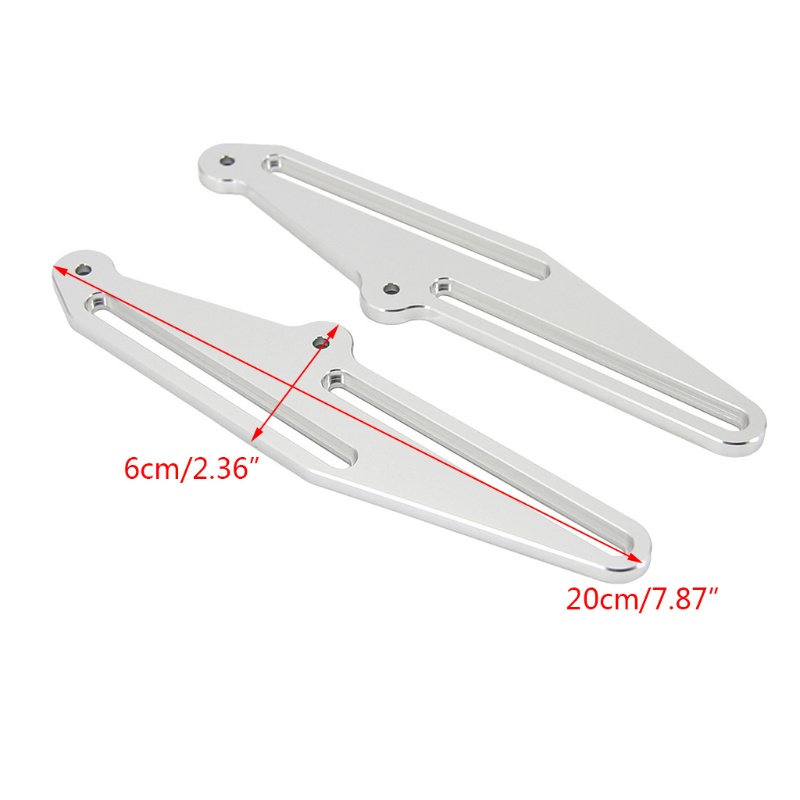 Bộ 2 Giá Đỡ Kính Chắn Gió Bằng Hợp Kim Nhôm Siêu Bền Thay Thế Chuyên Dụng Cho Xe Mô Tô