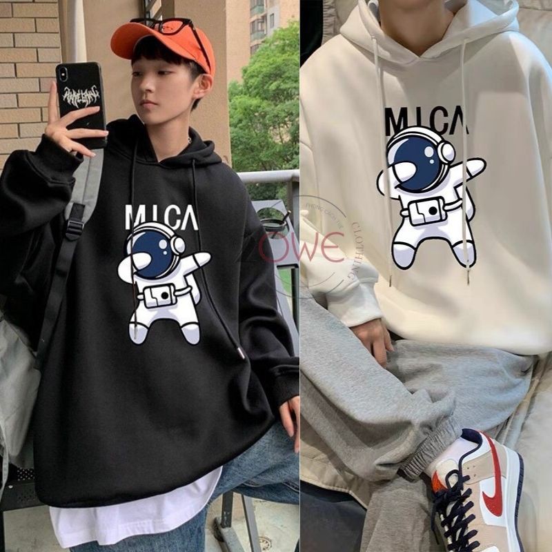 Áo Hoodie MICA Unisex nỉ BÔNG CAO CẤP IN HÌNH CỰC CHẤT - Áo khoác nỉ TOP XU HƯỚNG 2021
