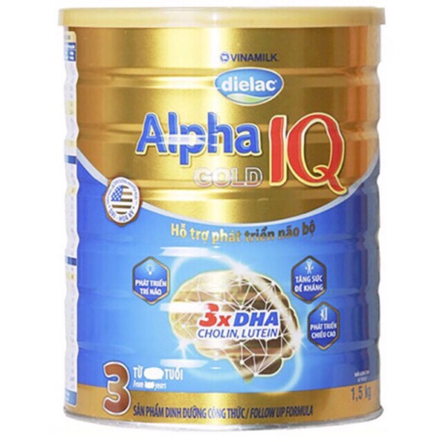 Sữa Dielac alpha gold 3 1500g