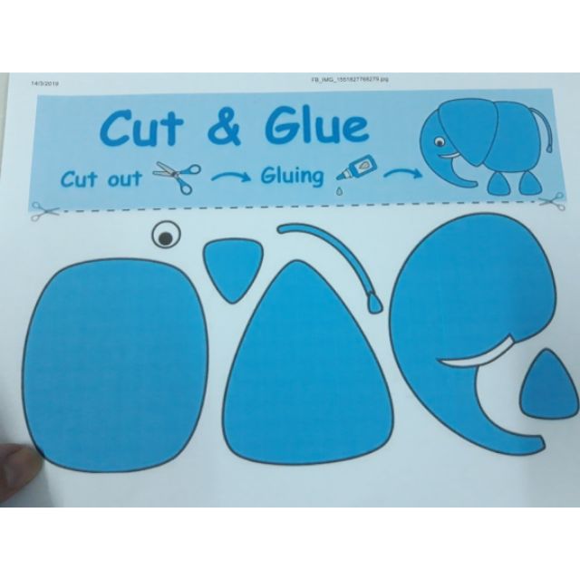 Combo Luyện cắt dán cho bé (5 tờ A4)