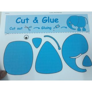 Combo Luyện cắt dán cho bé (5 tờ A4)