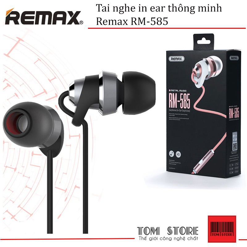 Tai nghe in ear thông minh Remax RM-585 - Bảo Hành 6 tháng JQ-005