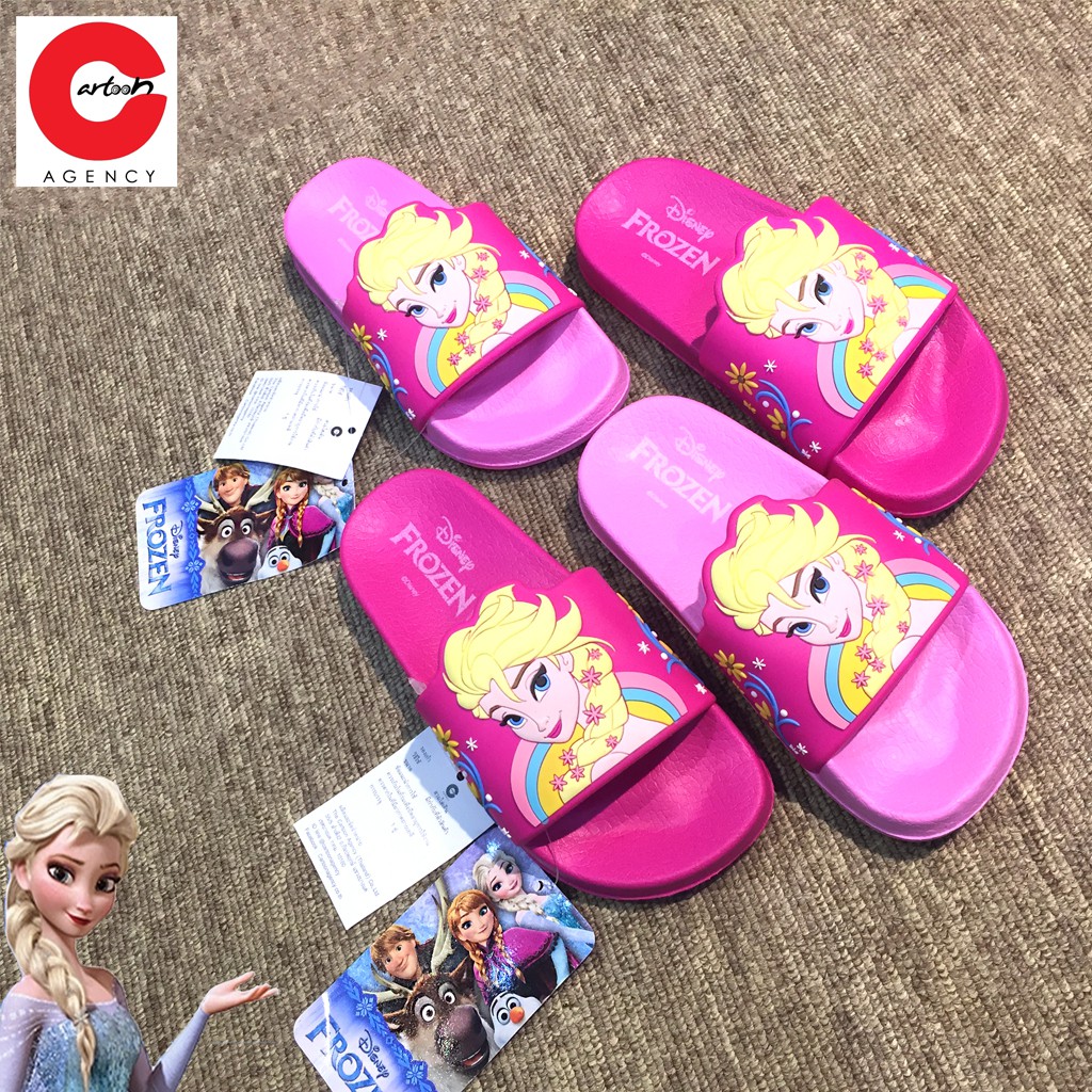 Dép Elsa Cao Cấp Chính Hãng Cho Bé Gái Thương Hiệu Cartoon Agency Thái Lan