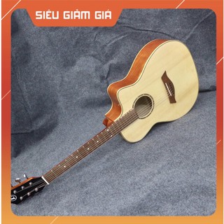 Đàn Guitar Acoustic size 41 Mặt gỗ thịt Chơi nhạc đệm hát solo