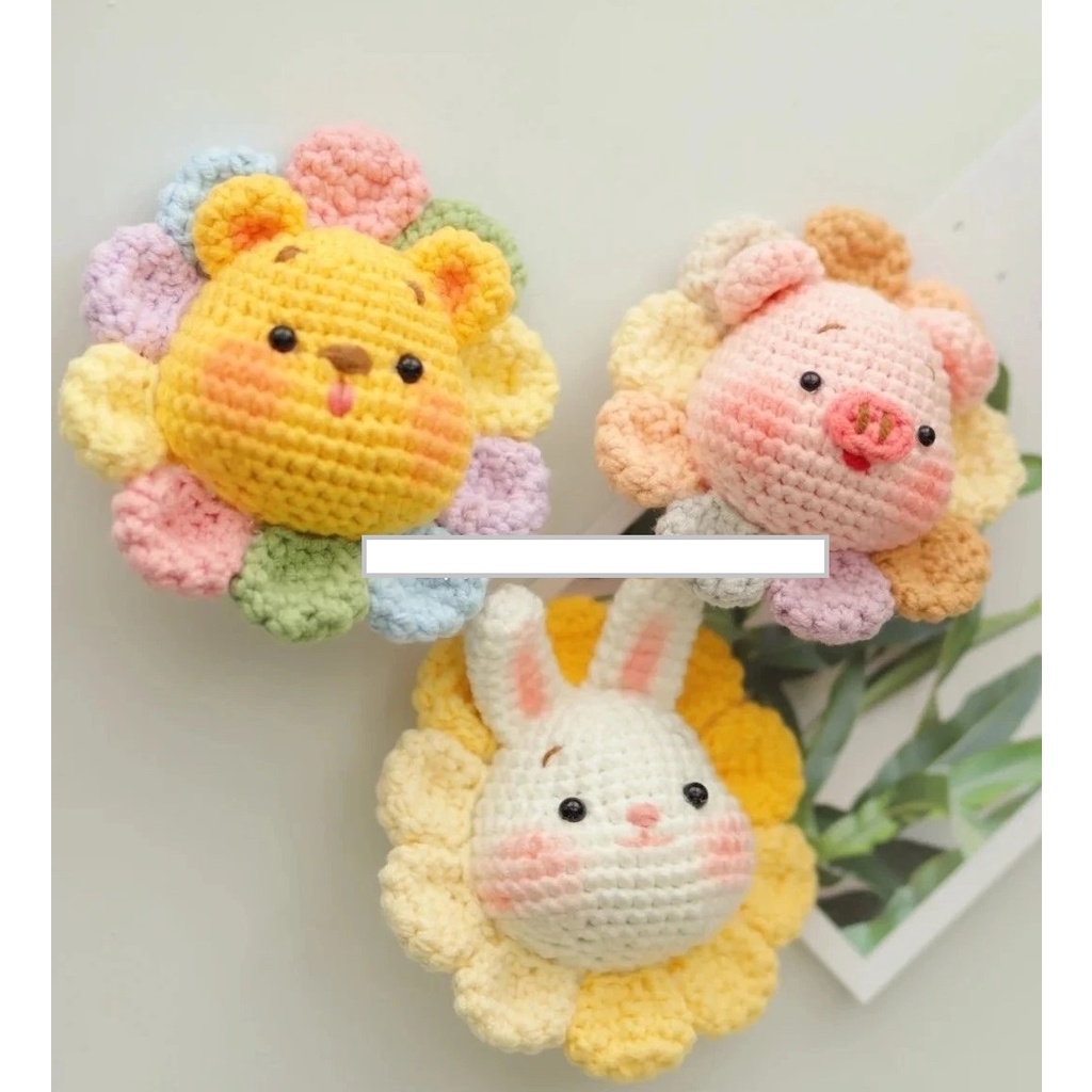 Móc Khóa Len Hoa Thú