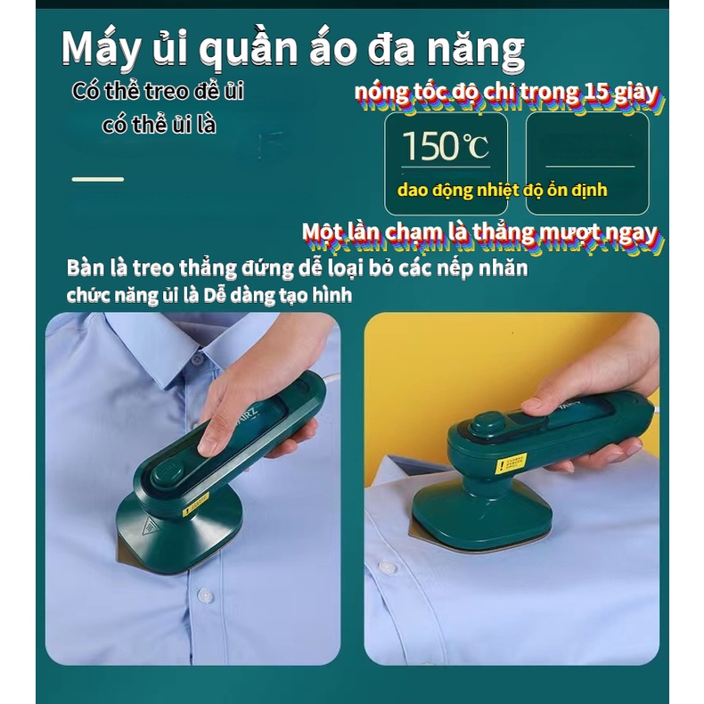 Bàn Ủi Hơi Nước Cầm Tay , Bàn Là Hơi Nước Tiện Lợi -giadungdatmoi
