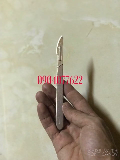 Túi 10 cái lưỡi dao mổ,thiến heo…
