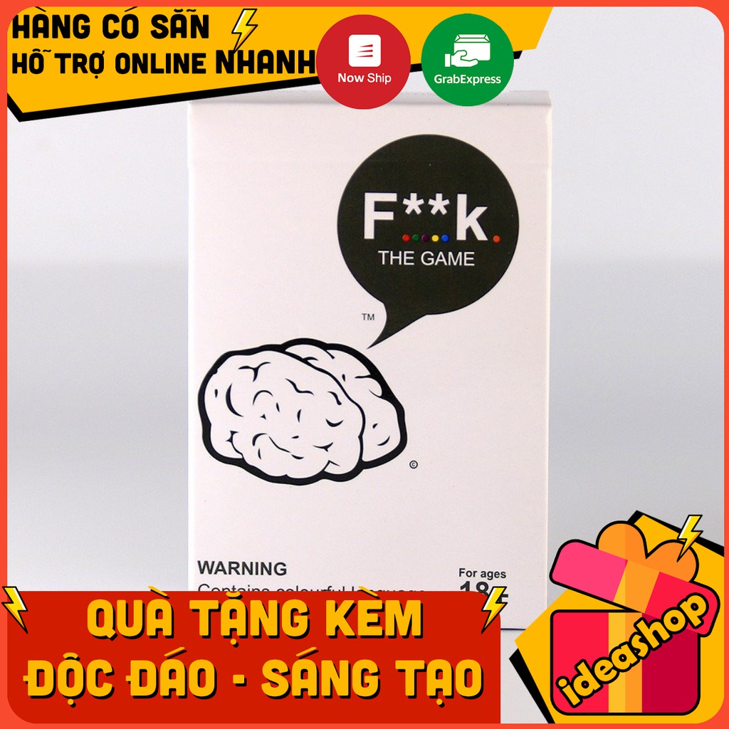 BỘ THẺ BÀI CHƠI NHÓM BỰA ( F**K THE GAME )