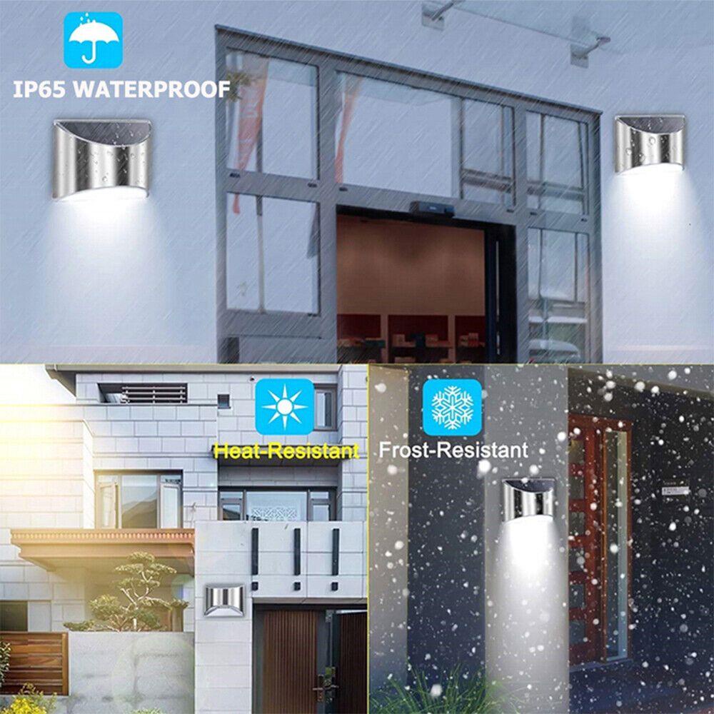 Đèn Led Âm Tường Dùng Năng Lượng Mặt Trời Trang Trí Sân Vườn Kat1