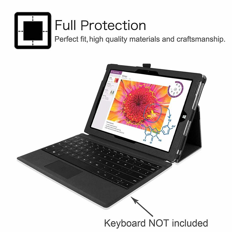 Bao da nắp lật dành cho Microsoft Surface 3 10.8"