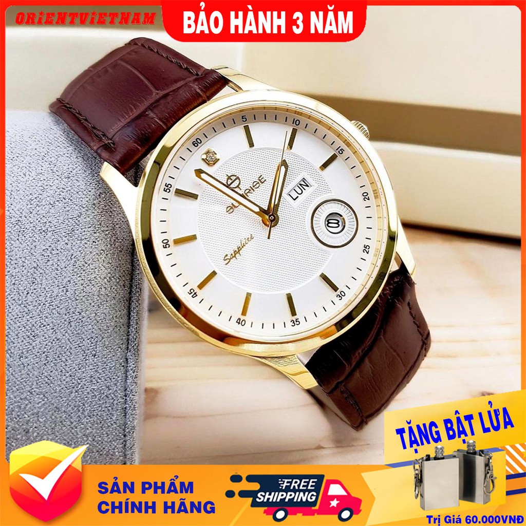 Đồng Hồ Nam Sunrise DM784SWA  Chính Hãng Full Box Mặt Kính Sapphire Chống Xước - Chống Nước- Dây Da | BigBuy360 - bigbuy360.vn