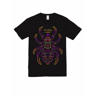 Áo thun UNISEX Spider Line họa tiết con nhện màu đen tay lỡ form rộng