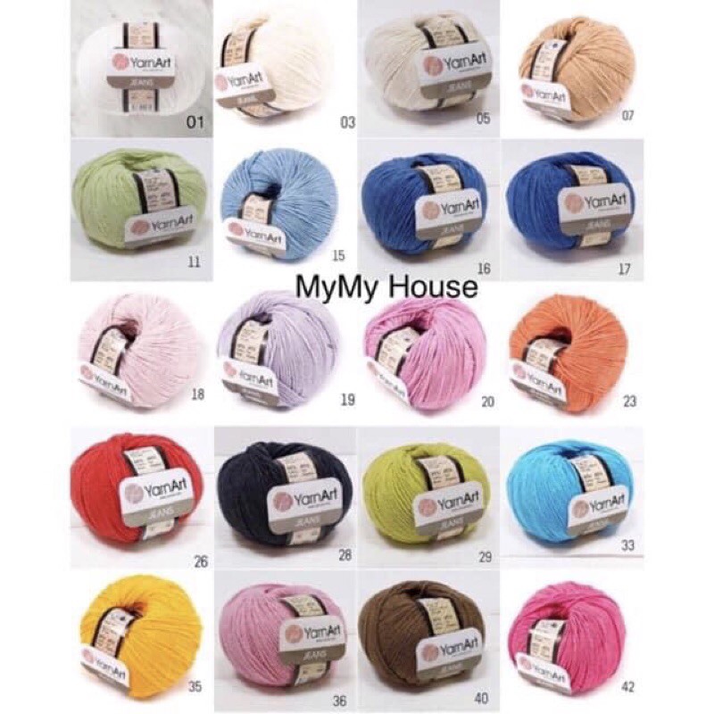 LEN JEANS Bảng màu 2